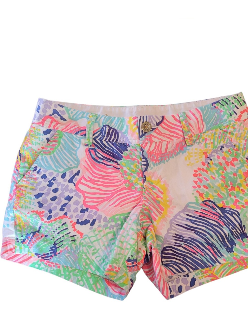 Lilly Pulitzer Callahan " Roar of the Sea" shorts - 6.          Y36